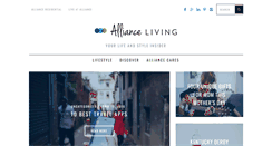 Desktop Screenshot of liveatallianceblog.com