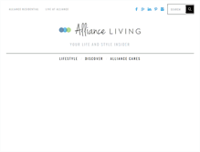 Tablet Screenshot of liveatallianceblog.com